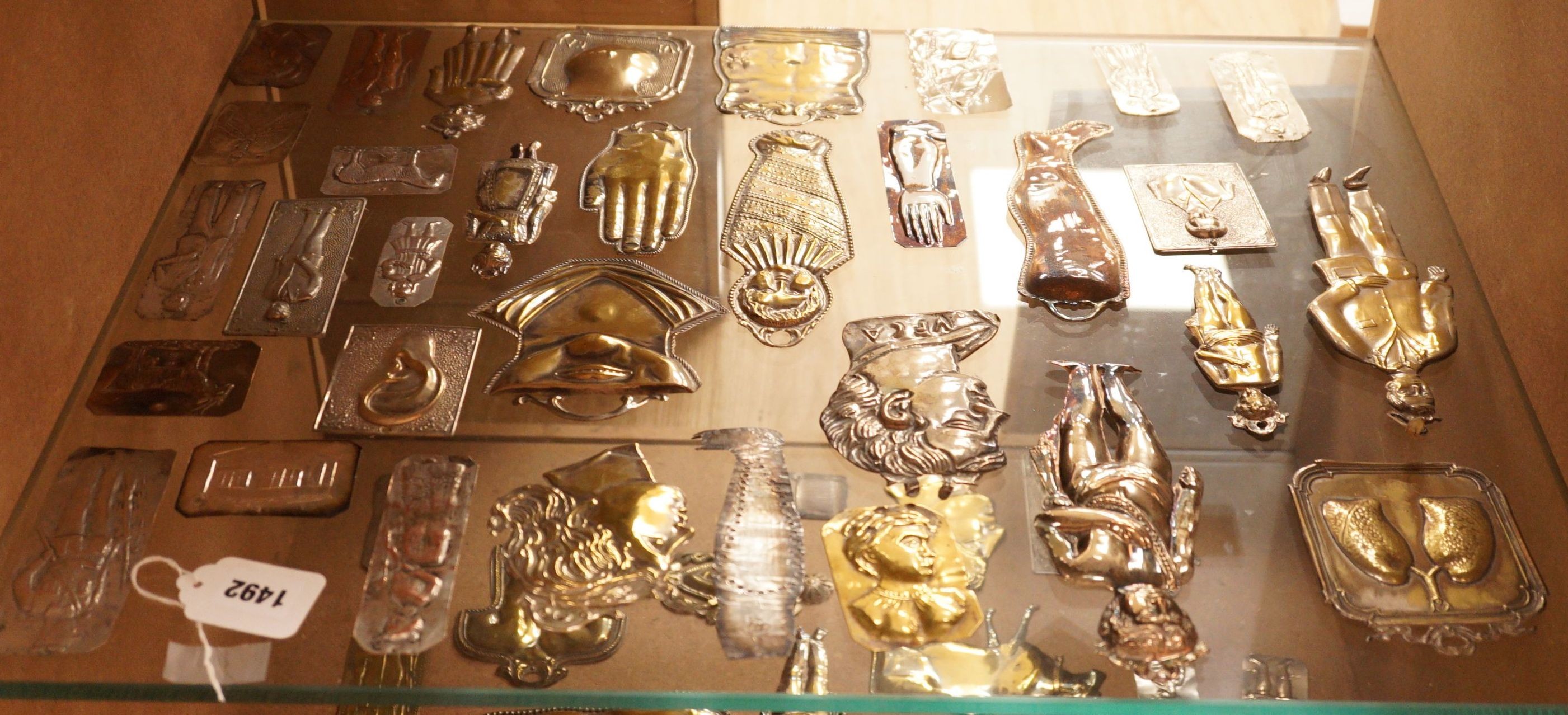 A large collection of Greek / Italian metal appliques